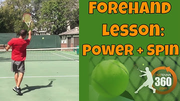 Tennis Forehand Technique | Easy Power + Massive Spin