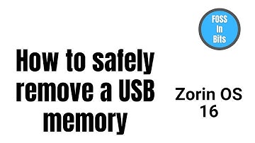 How to safely remove a USB memory | Zorin OS 16