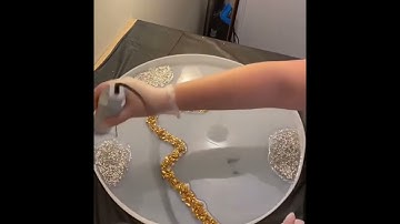 Resin art part 1. تصميم بالريزن ساعه حائط   Ocean Clock from Resin - Step by Step Resin Tutorial
