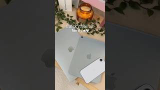 all the sky blue apple products together!! 🥹☁️🩵 #iphoneair #ipadair #macbookair #skyblue