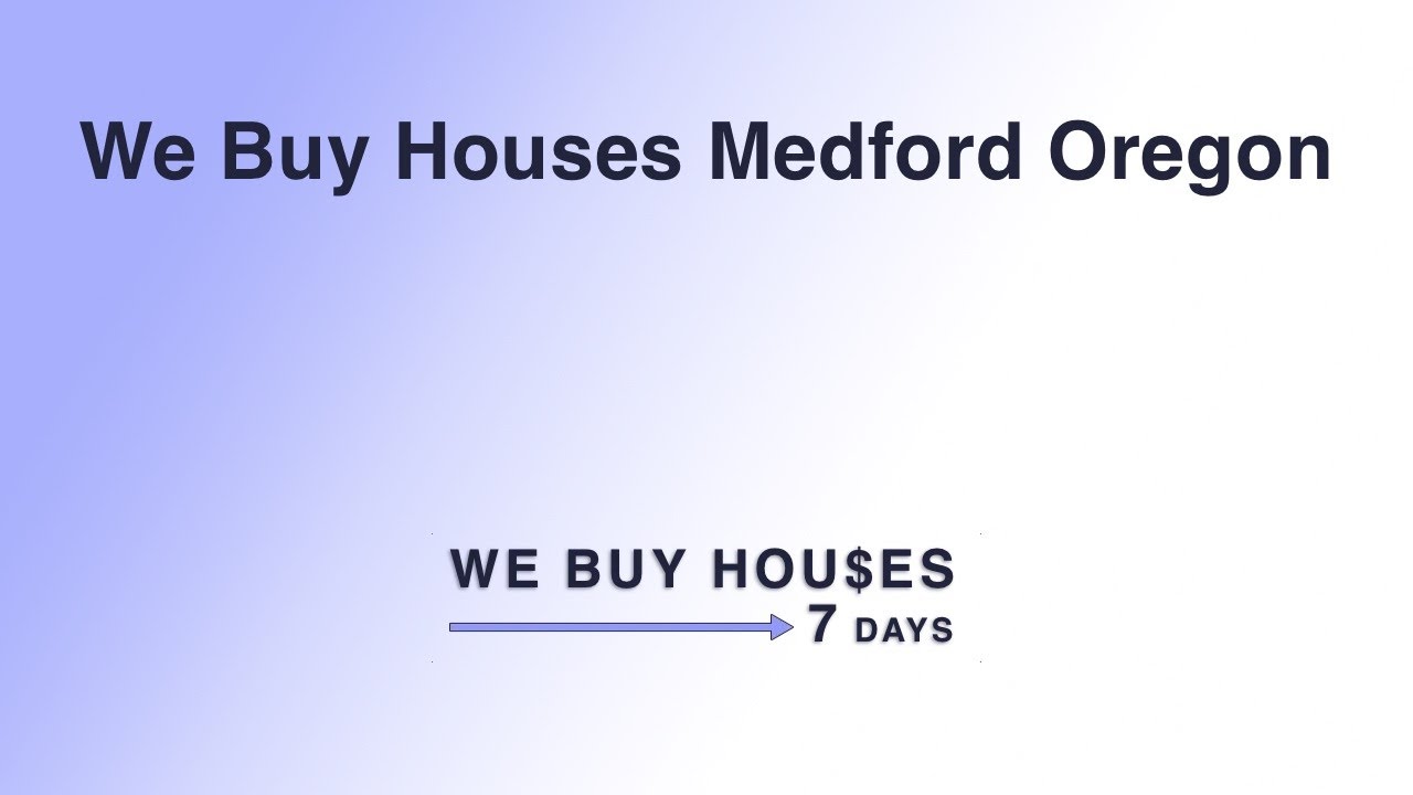 We Buy Houses Medford Oregon (844) 9352345 YouTube