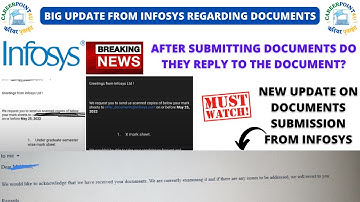 INFOSYS 2022 BATCH | 10TH | 12TH MARKSHEET NEW MAIL UPDATE | IS THIS RELATED TO JOINING | MUST WATCH