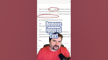 Descript Underlord Remove Ignored Text | Tip 056 #descript #underlord #cristicotovan