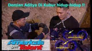 Trick Magic Demian Pada saat diKubur Hidup - hidup, di America's Got Talent - Menakjubkan