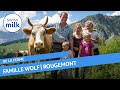 Portrait de la famille wolf de rougemont  de la ferme  swissmilk 2018