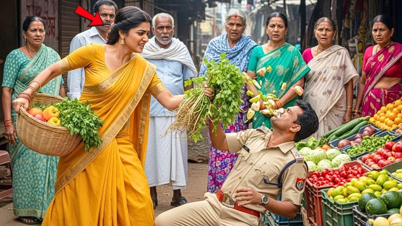 बाज़ार में सब्ज़ी बेचने वाली SDM महिला — पुलिस ने यह सोचकर एक गंभीर गलती कर दी कि वह गरीब है!