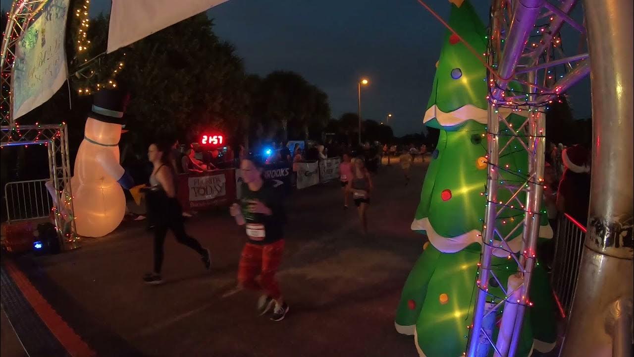 Jingle Bell 2 Miler Finish Line Video 2021 YouTube