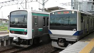 水戸線　E501系K752編成　回8725M　KY出場　友部駅着発　2021.05.24