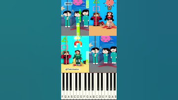 Squid Game Trap COMPLETE EDITION (Squid game 3) @fash - Piano Tutorial