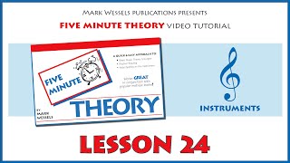 5 Minute Theory Video Tutorial: LESSON 24 (Treble Clef Instruments)