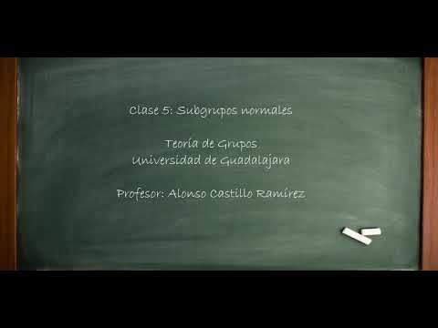 Video: ¿Por qué el subgrupo es normal?