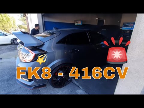 Honda Fk8 reprogramado para 416cv!
