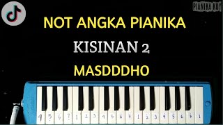 Masdddho - Kisinan 2 | Not Pianika Mudah   Lirik