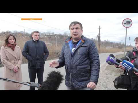 \"მოკითხვა ოდესის მერს\" - სააკაშვილმა განბაჟების საგზაო ნიშანი ამოგლიჯა