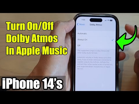 iPhone 14's/14 Pro Max: How to Turn On/Off Dolby Atmos In Apple Music