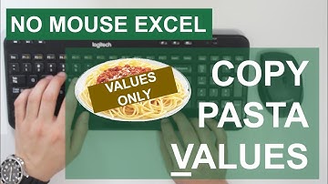 How to Copy Paste Values Only with Keyboard Shortcut | No Mouse Excel