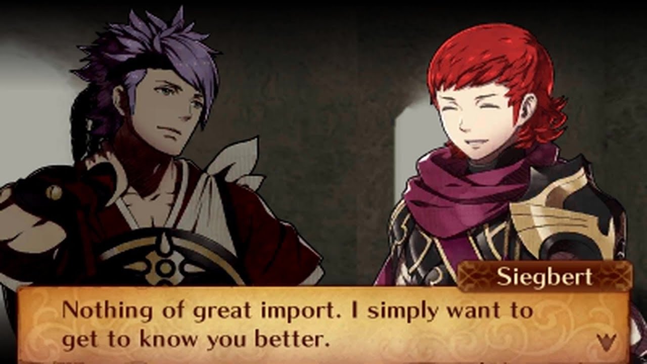Fire Emblem Fates: Revelation - Shiro & Siegbert Support Conversations - YouTube