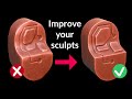 Improve your sculpts in blender 4 with curve and line stroke method  blender secrets