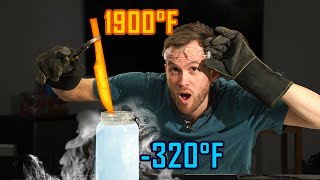 Quenching a Knife in Liquid Nitrogen!  Will it survive? screenshot 4