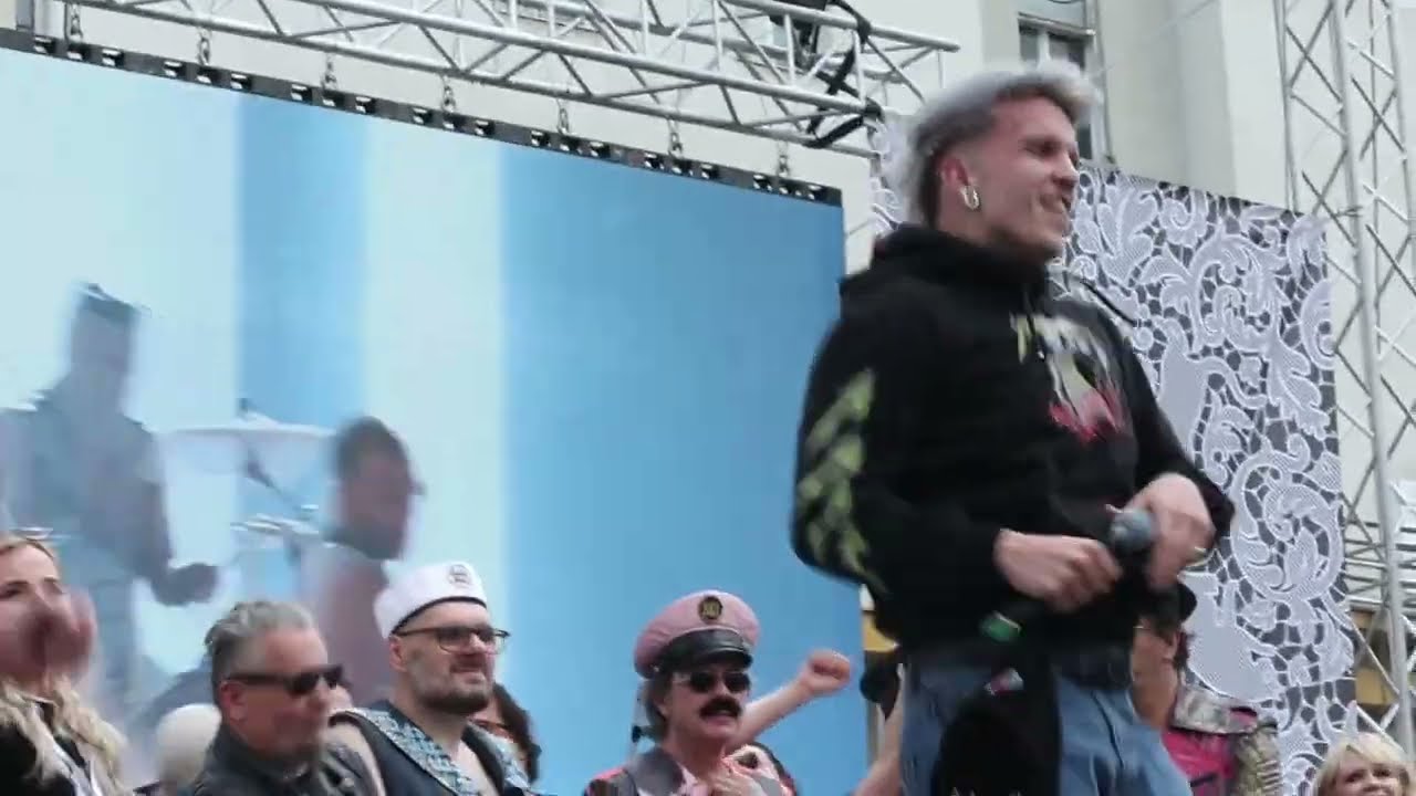 Doček Baby Lasagne na Trgu bana Jelačića