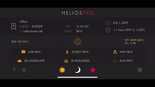 Plan the perfect shot using what3words within the Helios Pro app screenshot 4