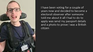 James's journey to voting
