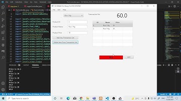 JavaFX Simple POS System [Beginner Tutorials]