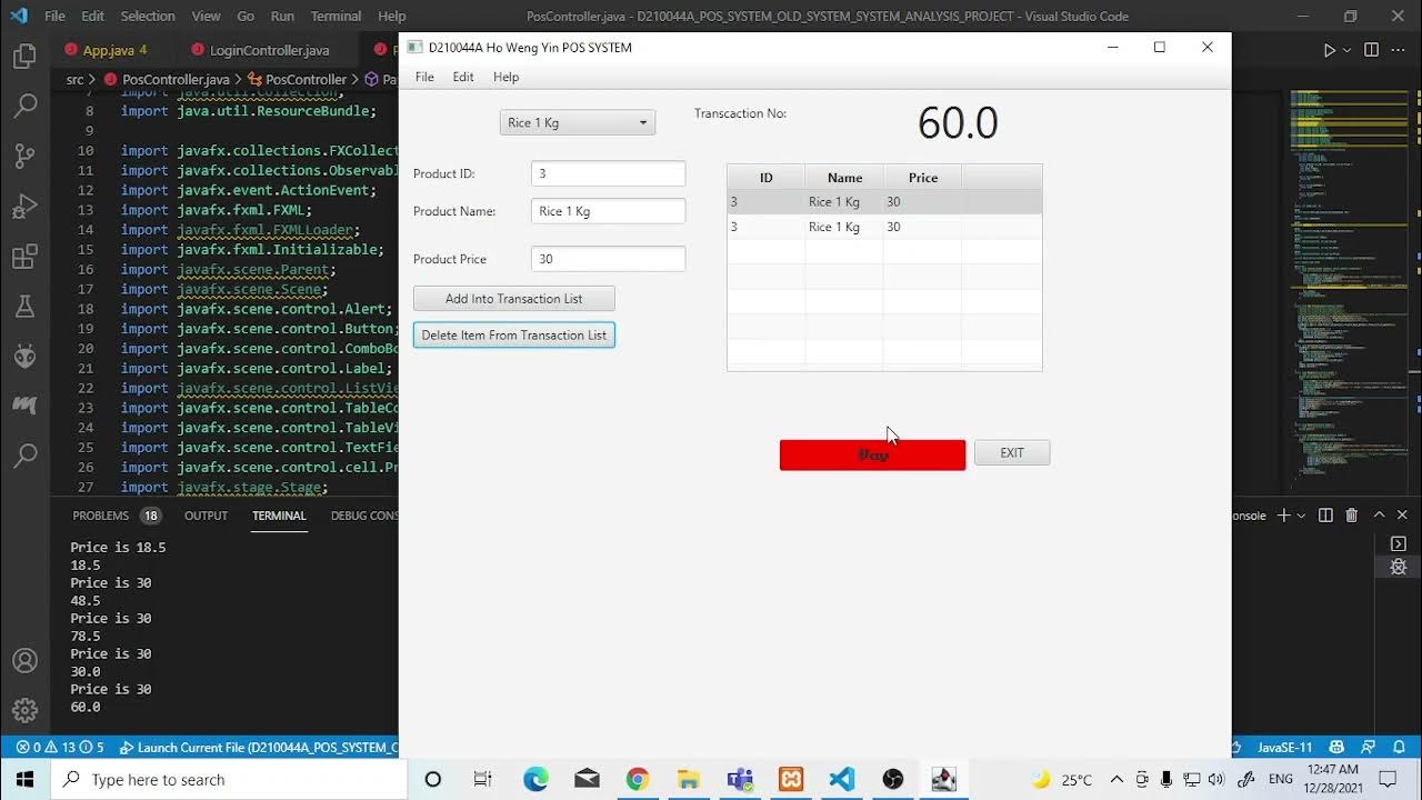 JavaFX Simple POS System [Beginner Tutorials] - YouTube