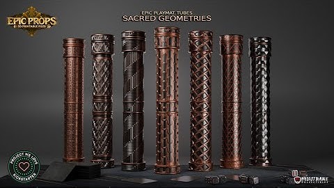 A Kickstarter Project We Love: Epic Playmat Tubes Vol 3: The Sacred Geometries