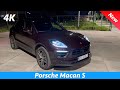 Porsche Macan S 2023 - FIRST look at Night in 4K (Exterior - Interior)