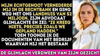 De man glimlachte bij de scheiding—tot de advocaat slecht nieuws bracht
