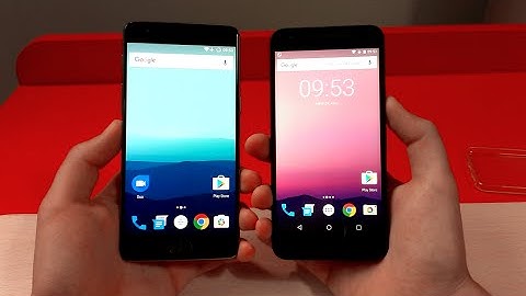 OnePlus 3 vs Nexus 5x Android Nougat 7.0 - Speed test!
