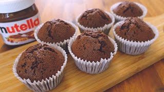 Nutella Muffins | Gluten Free | 3 Ingredients |  Easy Recipe