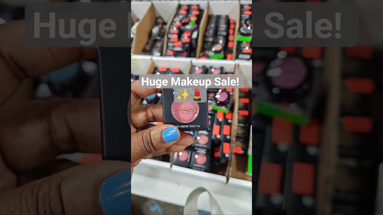 Huge MAC & Bobbi Brown Warehouse Sale| Secret Luxury Makeup 