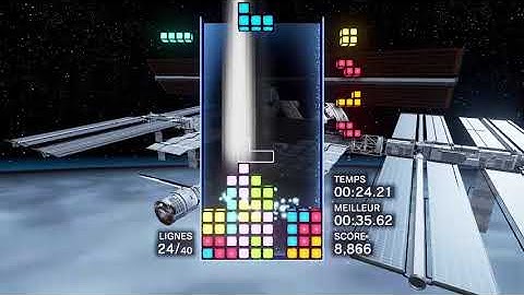 [Tetris Effect] Sprint, 34.31s (former in-game world record)