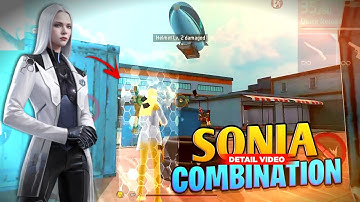 SONIA Character Full Details ( ABILITY TEST ) // SKILL COMBINATION //  SONIA usefull or useless