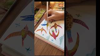 #aquareladesenhos #leveza #painting #art #illustration #watercolor #aquarela