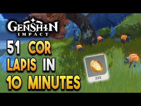 Cor Lapis Locations - Fast and Efficient - Ascension Materials -【Genshin Impact】