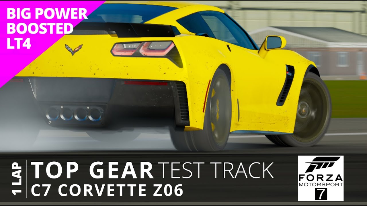 C7 Corvette Z06 Top Gear Test Track Dunsfold One Lap FORZA forza