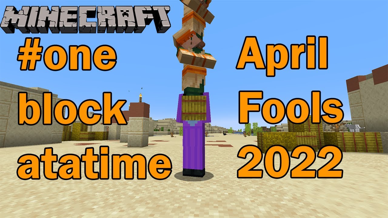 Minecraft APRIL FOOLS Snapshot! YouTube