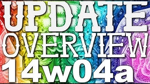 Minecraft Snapshot 14w04a Update Overview!