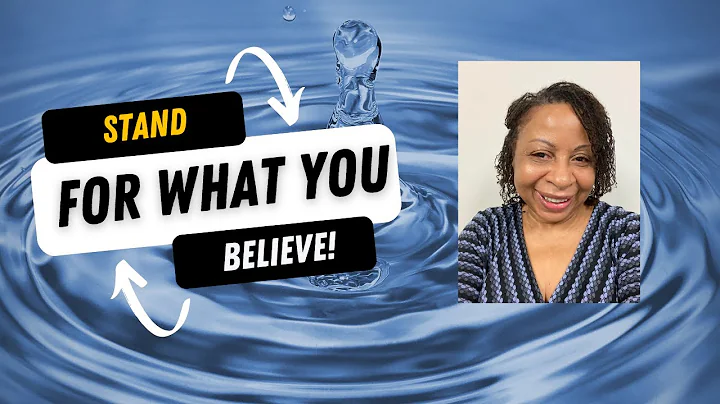 Standing for what you believe!