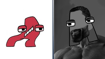 Alphabet Lore But Everyone Is GIGA CHAD 💪🤜 (Part 1)