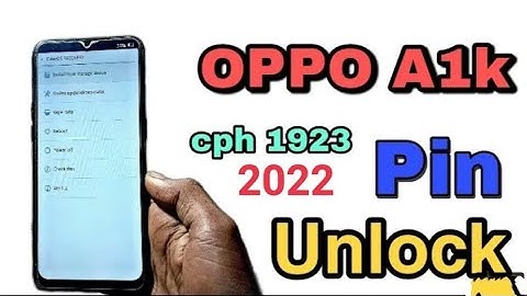 Unlock Oppo F15/A1K Pattern lock without Computer. Oppo का कोई भी लॉक कैसे तोड़ते है जाने और सीखें।