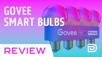 Govee Smart Light Bulbs // RGB LED Dimmable 9W Works With Alexa