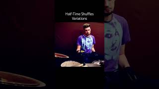 Half-Time Shuffle Variations / Уроки игры на барабанах