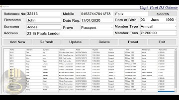 How to Create Data Entry Form using MySQL Database in Visual C++ - Part 1 of 3