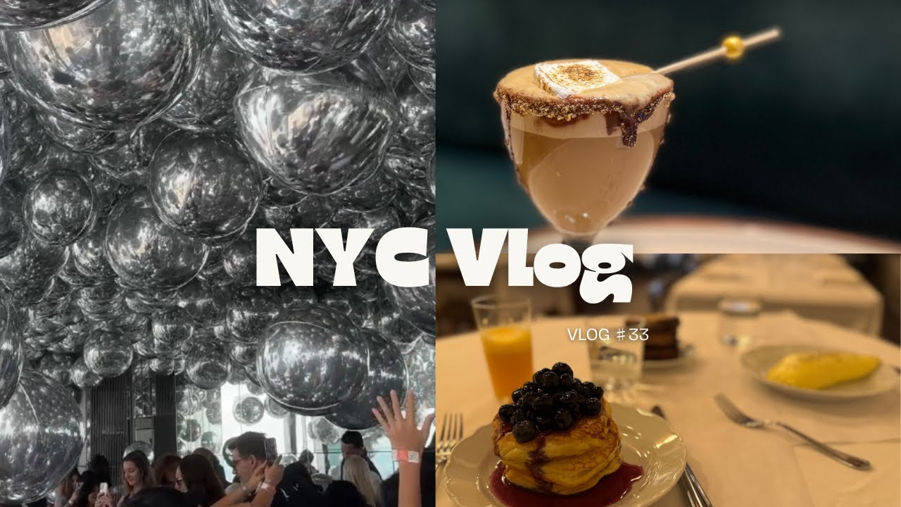 NY vlog🗽 ニューヨーク観光におすすめのサミットワンに行ってみた！隠れ家風のレストランでのパンケーキ🥞スモアラテ🍫