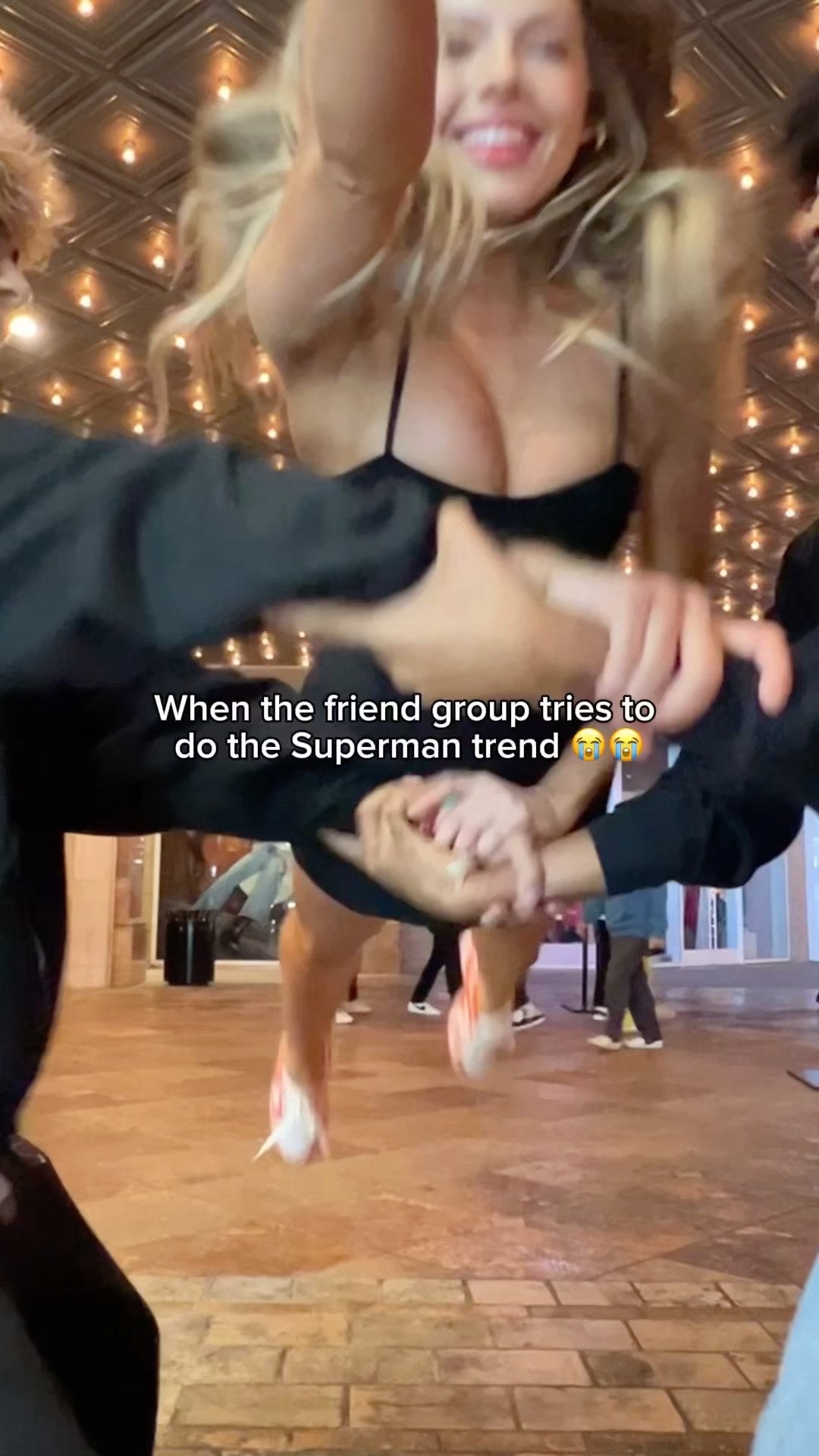 Superman Dance Bloopers ?? #shorts #skyyjade @NeelaJolene @asherlara