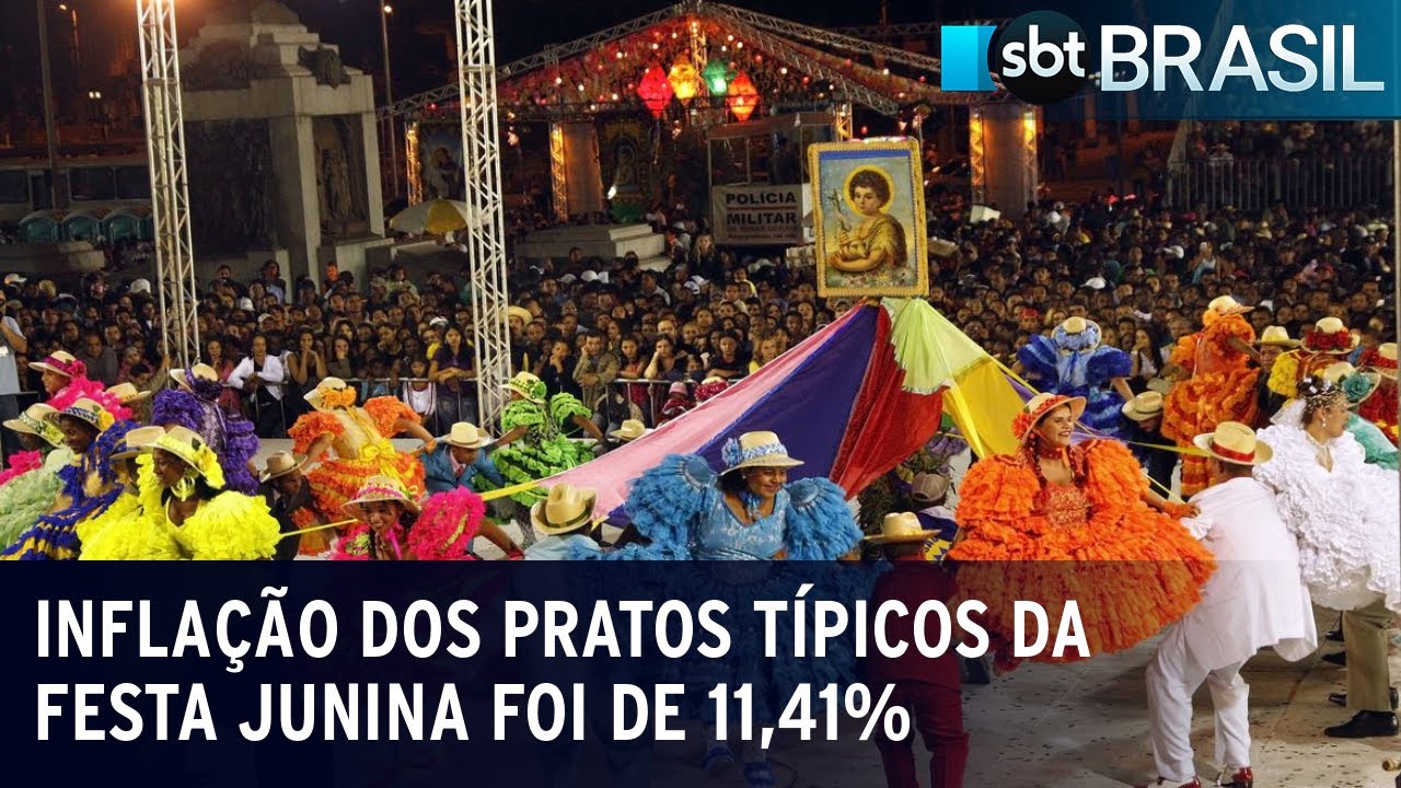 Inflação dos pratos típicos da festa junina foi de 11,41% em 12 meses | SBT Brasil (17/06/23)